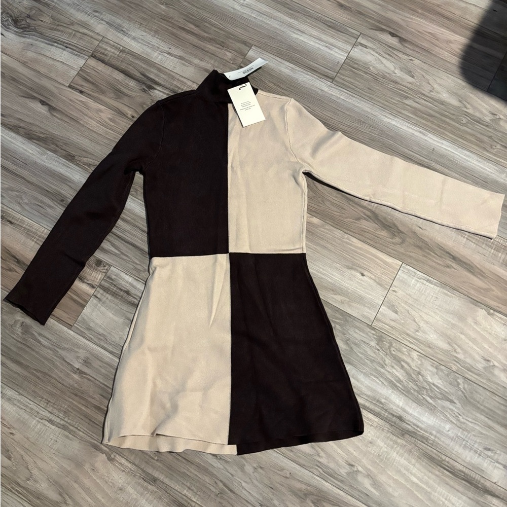 Lauriebelles Boutique checkered sweater dress small